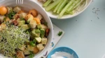 Rezept von: Brotsalat mit Melone und Sprossen