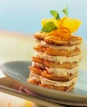 Rezept von: Waffeltorte mit Orangencreme